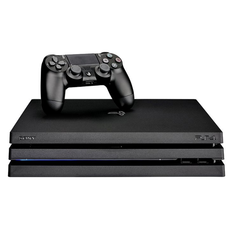 PlayStation 4 Pro 1TB Black + HDMI Cable + Power Cable + 1 Controller + 1 Game (6 Month Warranty)