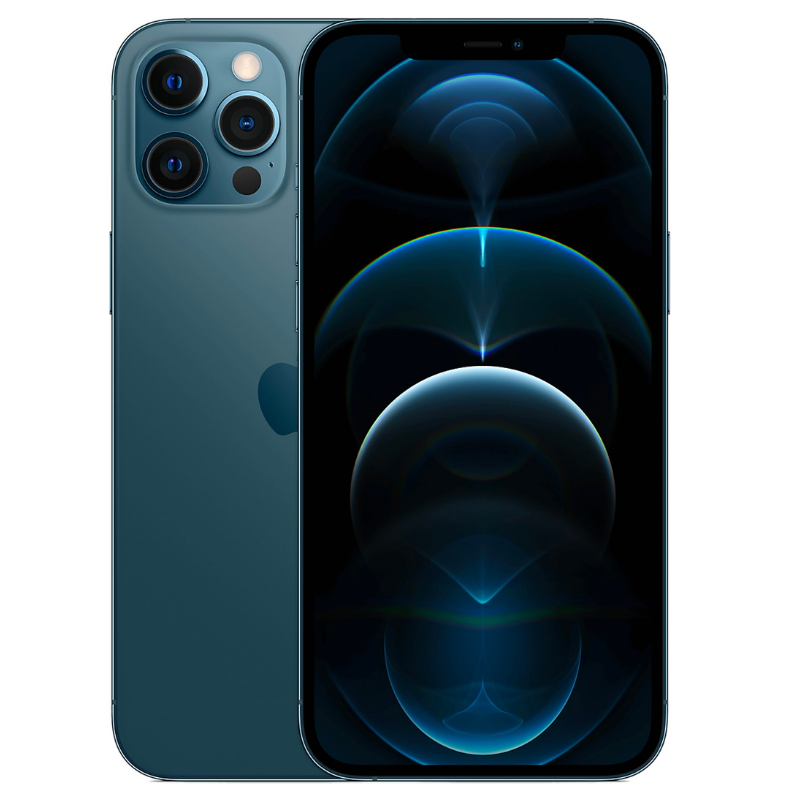 iPhone 12 Pro 256GB No Face ID Pacific Blue (6 Month Warranty) + Cover Bundle Value: R200