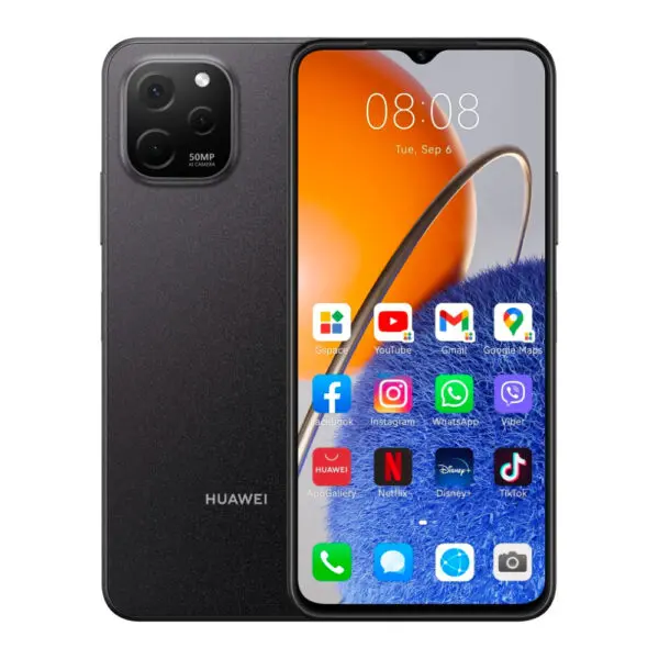 Huawei Nova Y61 64GB Dual Sim Midnight Black | Epic Deals SA