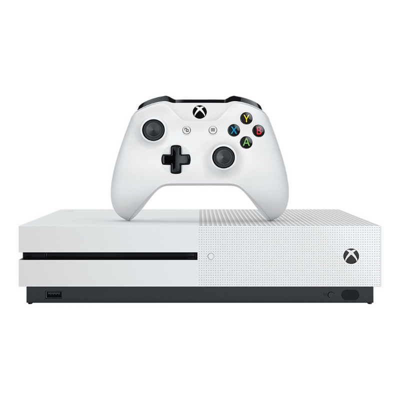 Xbox One S 1TB White + HDMI Cable + Power Cable + 1 Controller