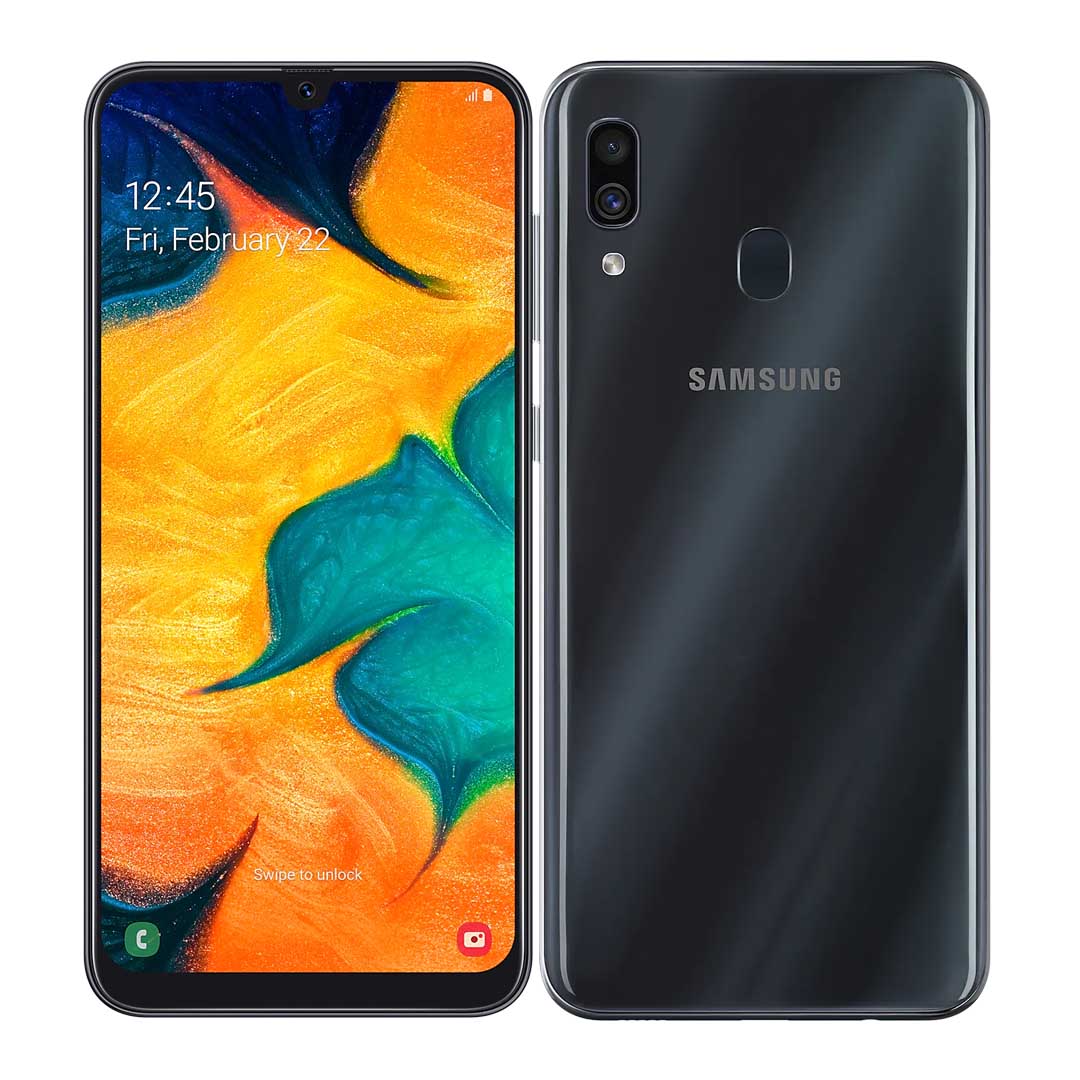 Samsung Galaxy A30 64GB Dual Sim Black