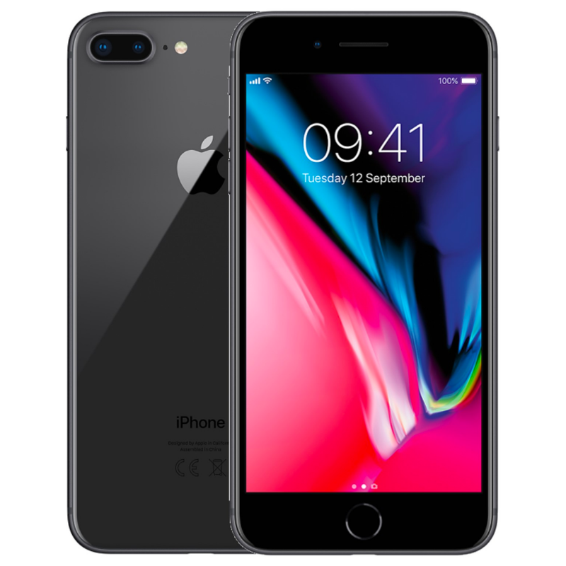 iPhone 8 Plus スペースグレー 64GB MQPK2J/A iPhone-8-Plus-Space-Gray-Cover