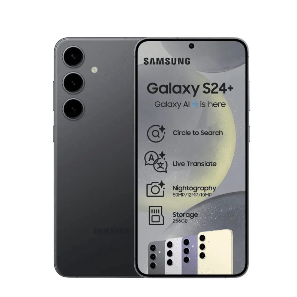Galaxy S24 PLUS 256GB ブラック SIMフリー Samsung Galaxy S24 Plus 256GB Dual Sim Onyx Black (10 Year
