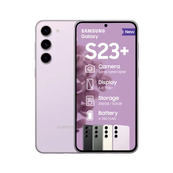Samsung Galaxy S23 Plus 256GB Dual Sim Lavender (12 Month Warranty