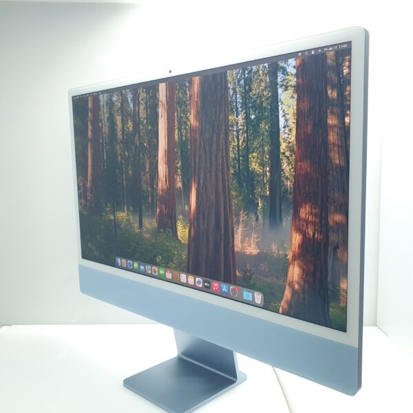 iMac 24-Inch "M1" 8CPU/7GPU (2021) 8GB RAM 256GB SSD Blue (12 Month Warranty) + Magic Mouse and Keyboard Bundle: R2199 - Image 4