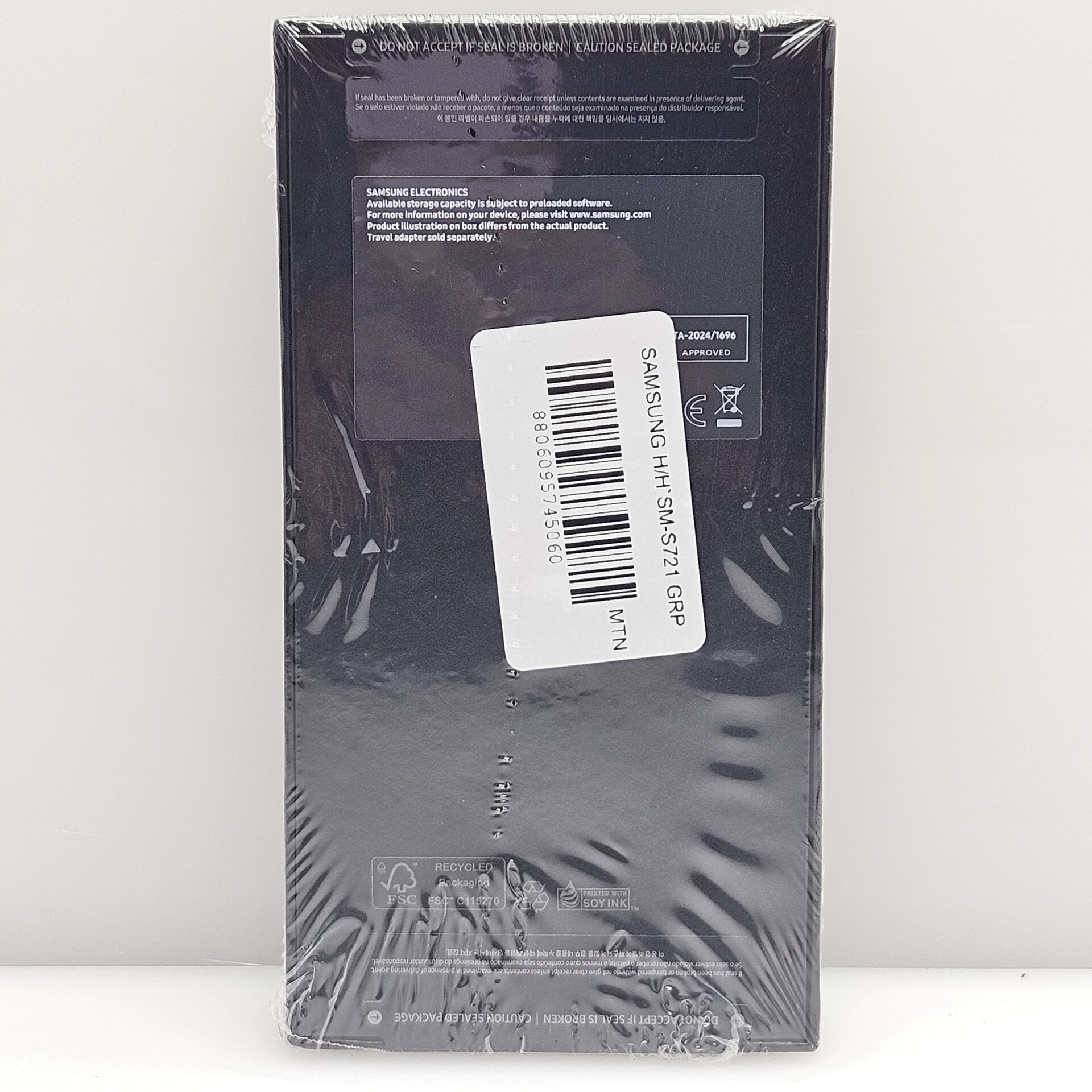 Samsung Galaxy S24 FE 256GB Dual Sim Graphite – Sealed - Image 3