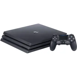 PlayStation 4 Pro Black 1TB + HDMI Cable + Power Cable + 1 Controller (Condition: Excellent)