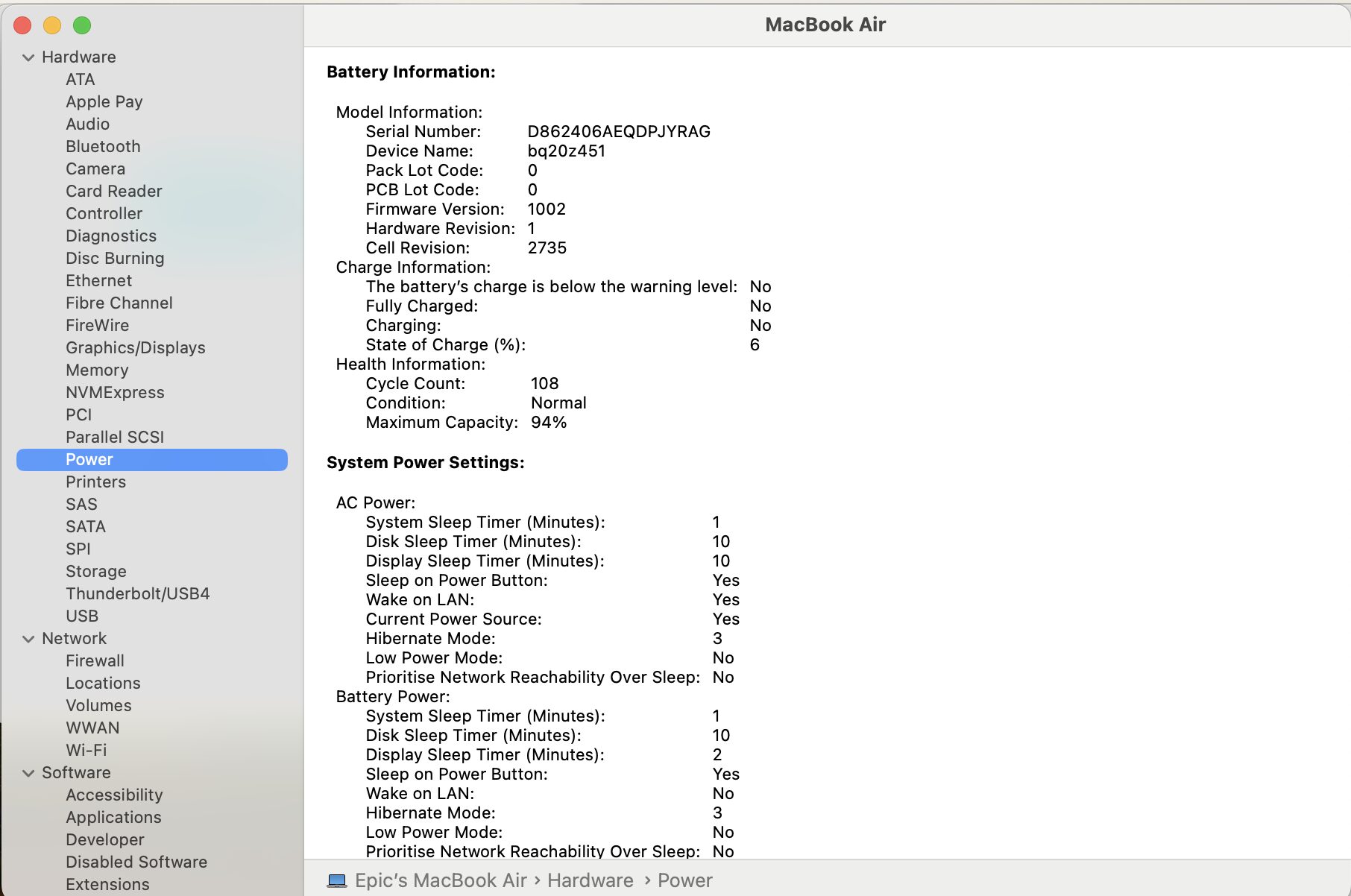 MacBook Air M1 8 CPU/ 8 GPU 13-inch (2020) 8GB RAM 256GB SSD Space Gray (12 Month Warranty) - Image 3