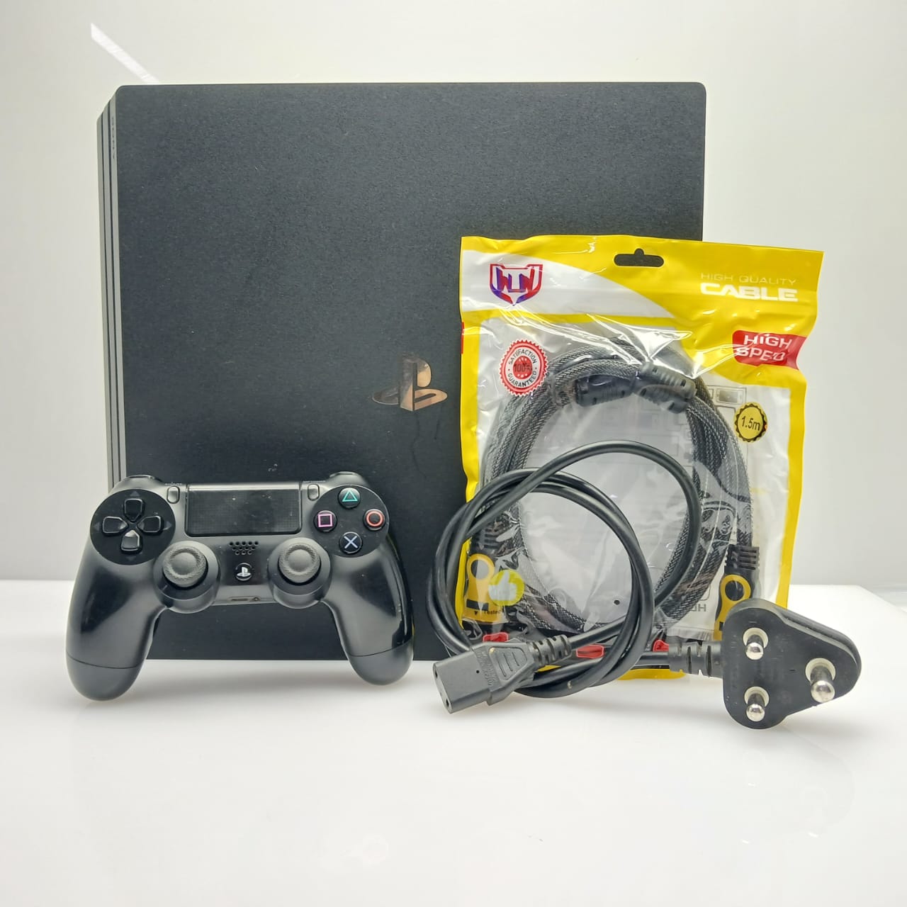PlayStation 4 Pro 1TB Black (3 Month Warranty) + Power Cable +