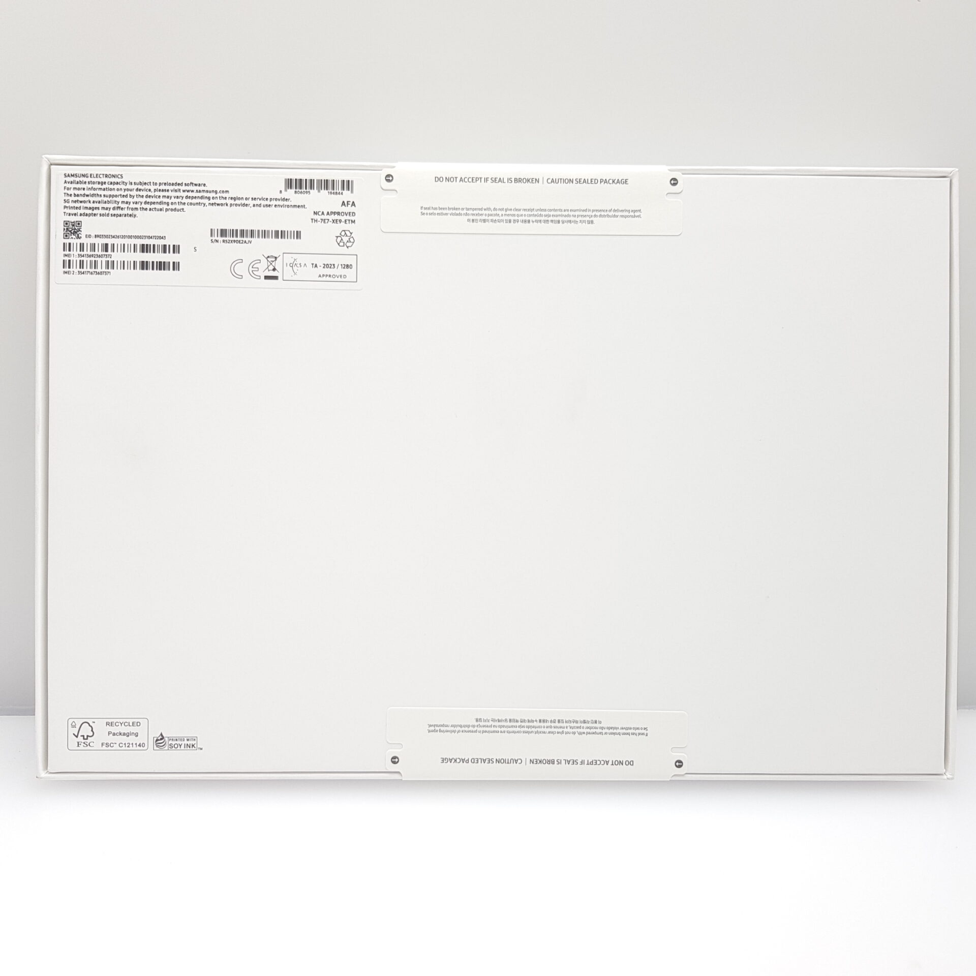 Samsung Galaxy Tab S9 FE 5G Dual Sim 128GB Gray – Sealed - Image 3