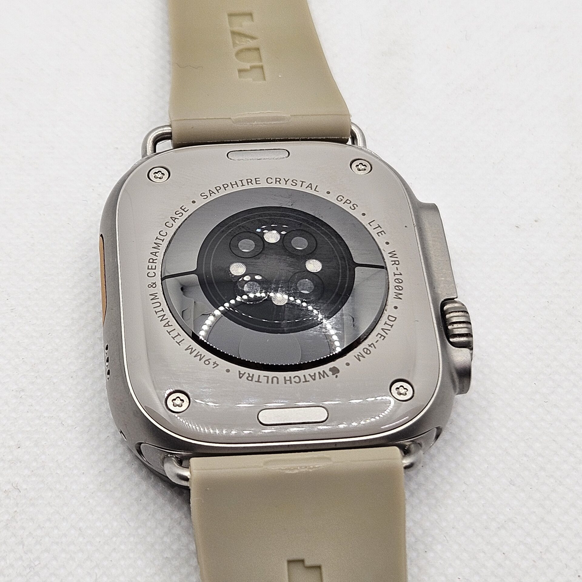 Apple Watch Ultra 2 49mm LTE Titanium Blue (12 Month Warranty) - With Light Brown Straps - Image 9