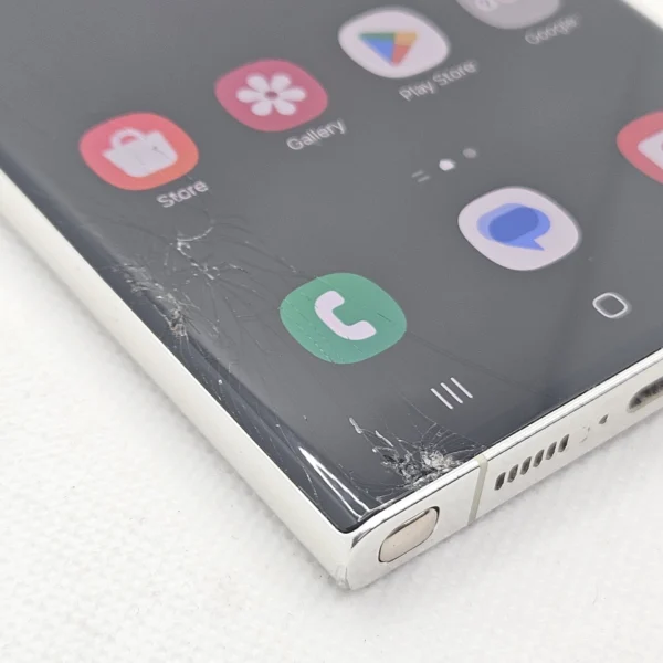 Samsung Galaxy S23 Ultra 256GB Cracked Screen Cream (6 Month