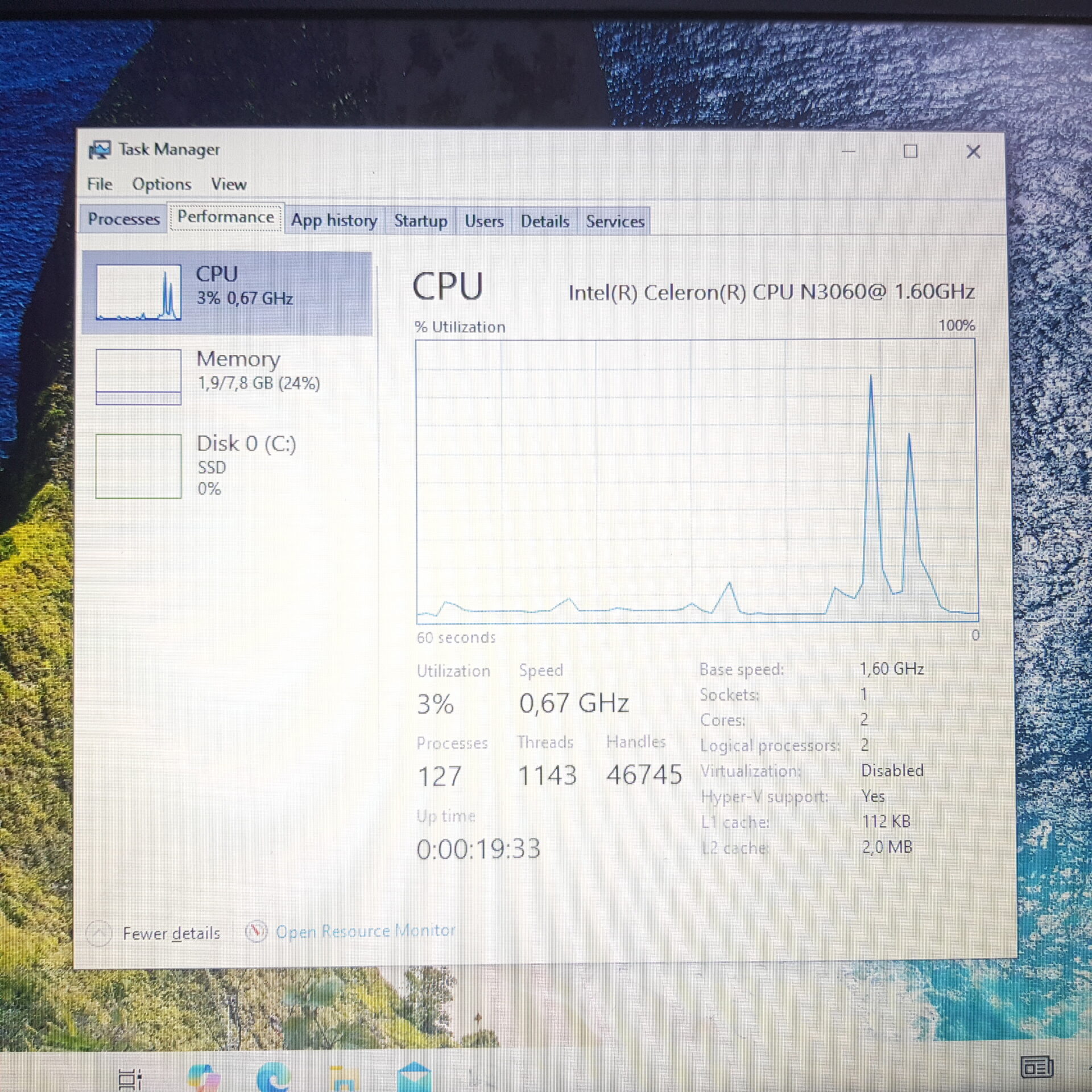 HP 250 G5 "Core Celeron N3060", 8GB RAM, 128GB SSD Black (3 Month Warranty) - Image 13