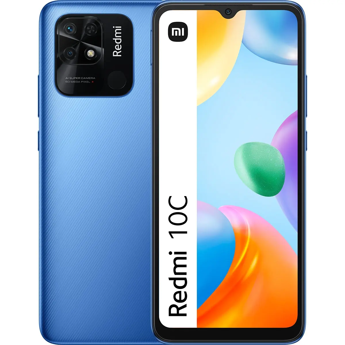 Redmi 10C ライトブルー 本体 Xiaomi Redmi 10C 64GB Dual Sim Ocean Blue | Epic Deals SA