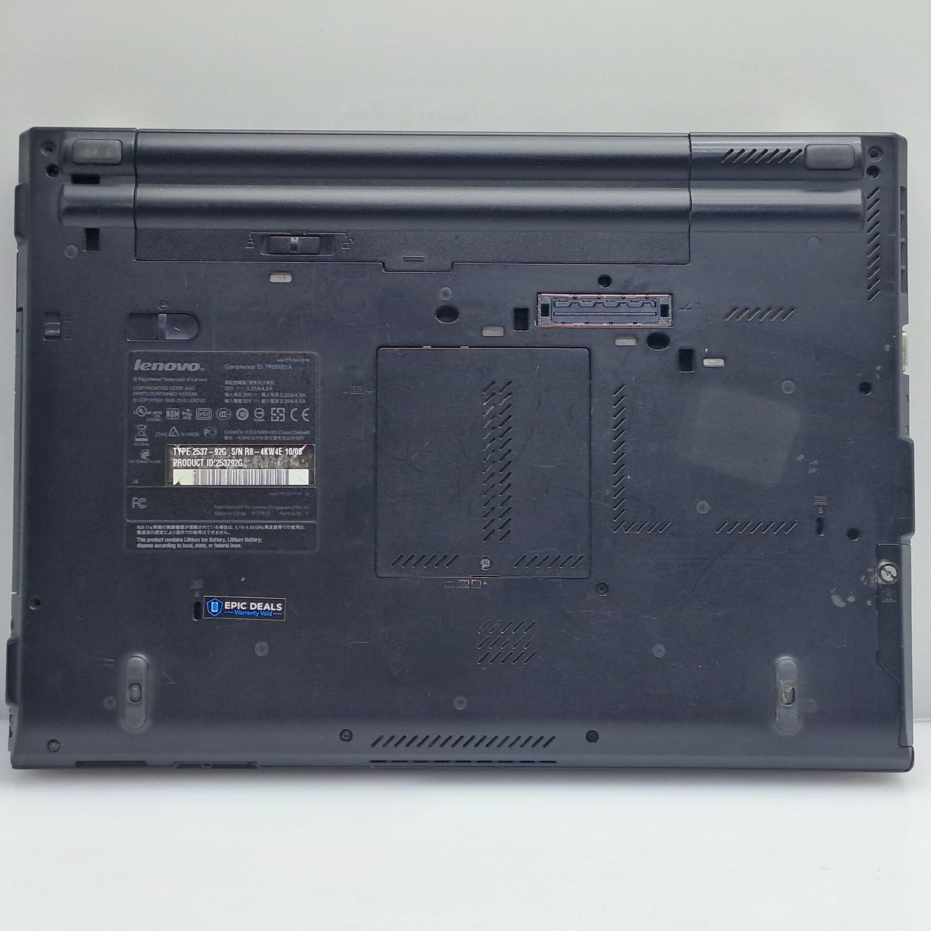 Lenovo Thinkpad T410 “Core i5” 2.53GHz 4GB RAM 256GB SSD Faulty