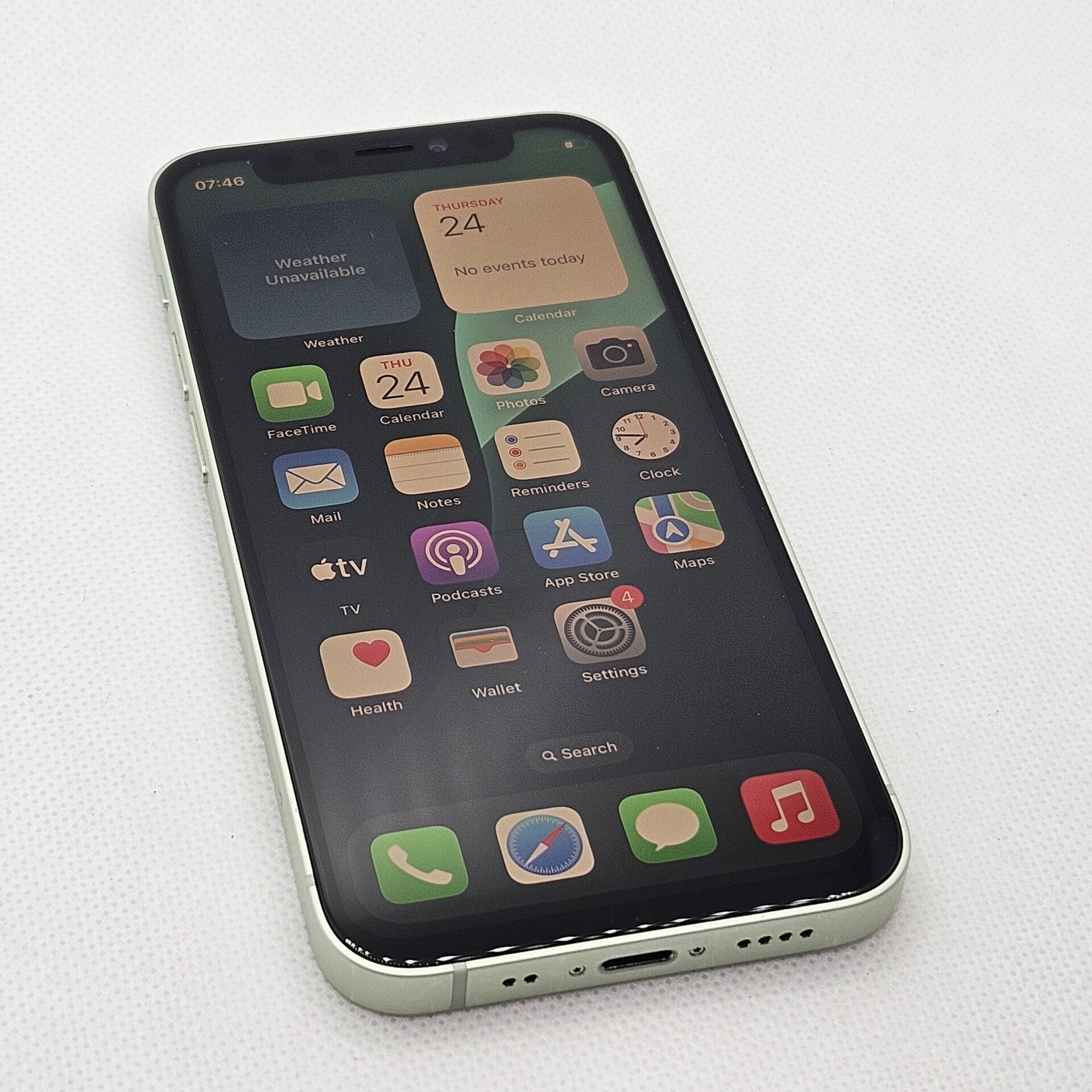 iPhone 12 Mini 64GB No Face ID And Bright Spots Green (6 Month