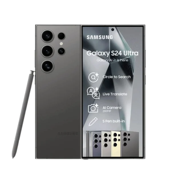 SAMSUNG Galaxy S24 Ultra 1TB チタニウムブラック Samsung Galaxy S24 Ultra Dual Sim 256GB Titanium Black (12 Month