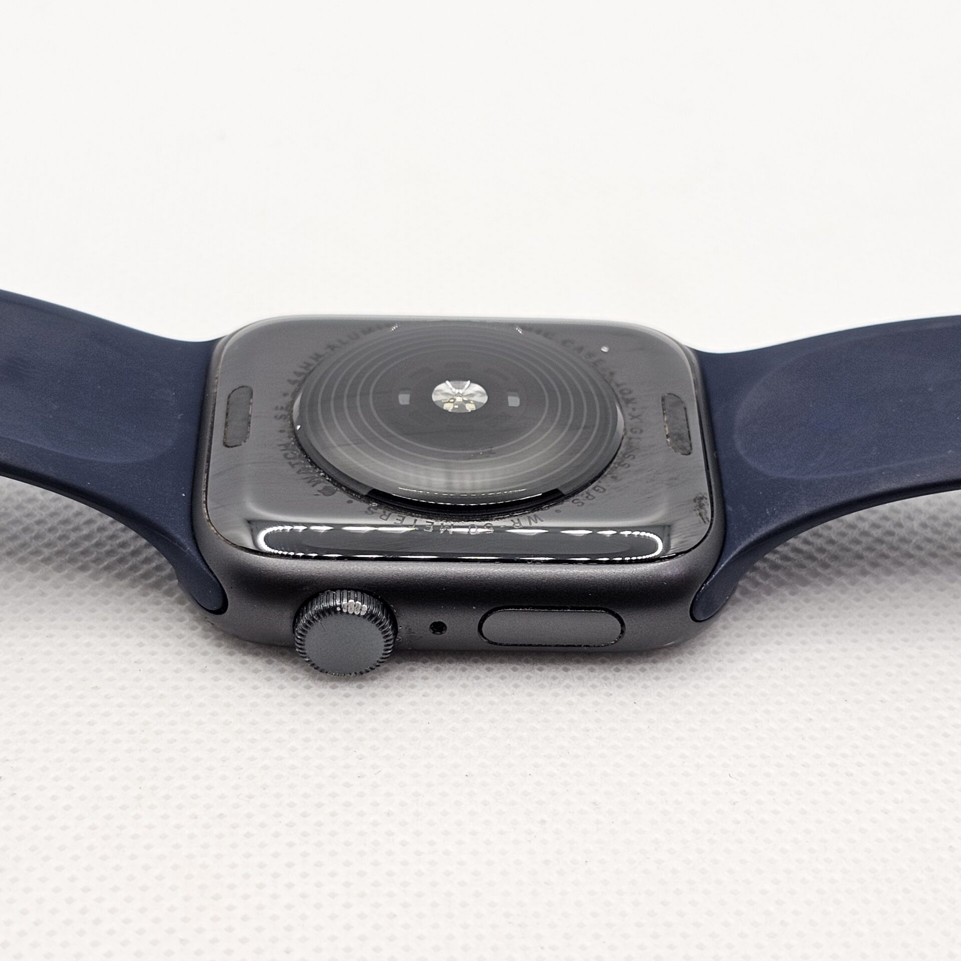 Apple Watch SE 1st Gen 44mm GPS Only Space Grey (3 Month Warranty) - With Dark Blue Straps - Image 8