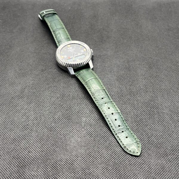 Tissot T-Navigator 3000 Analog Watch Grey - With Dark Green Straps - Image 7