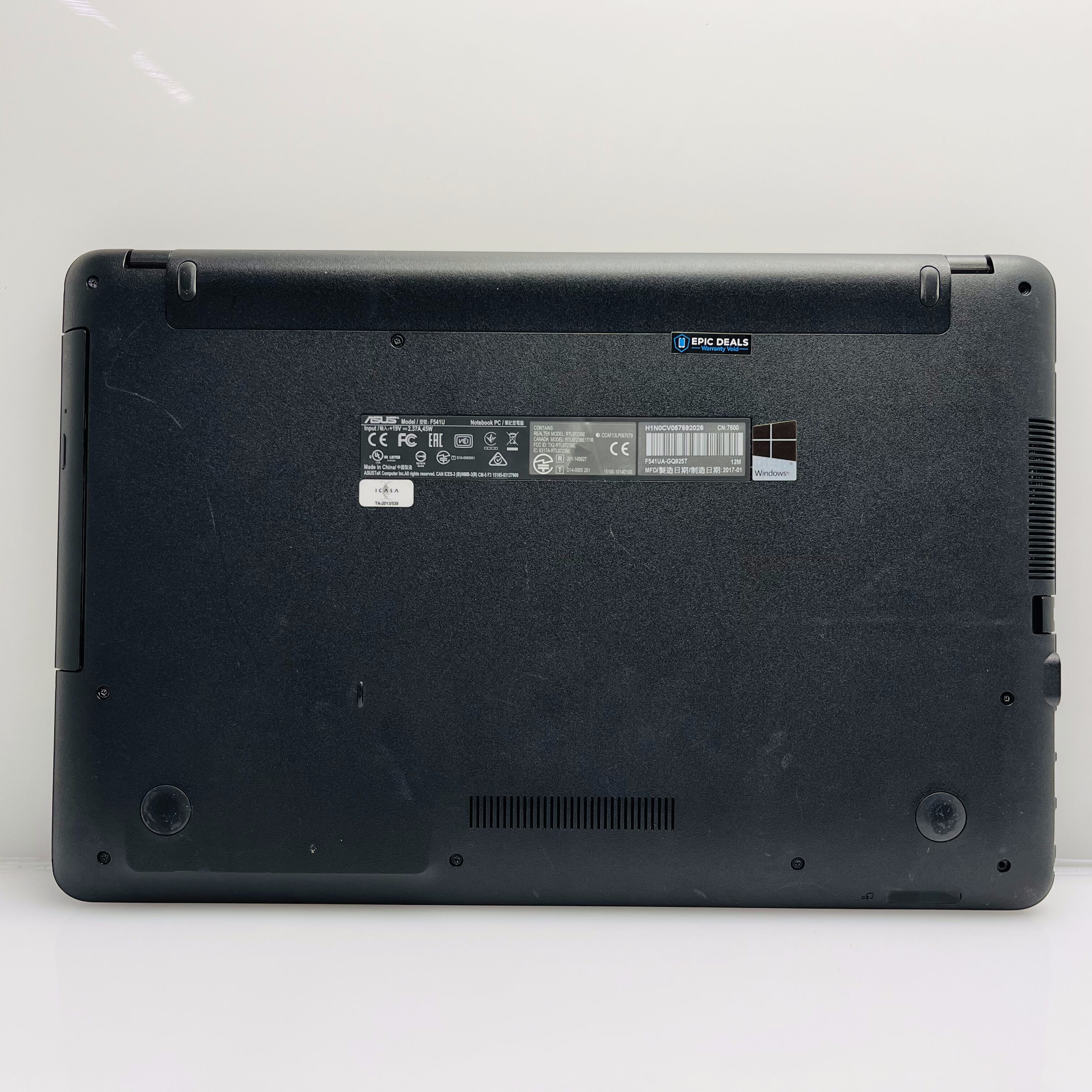 Asus VivoBook F541U 6th Gen "Core i3" 2.00GHz 8GB RAM 500GB SSD Gold (3 Month Warranty) - Image 14