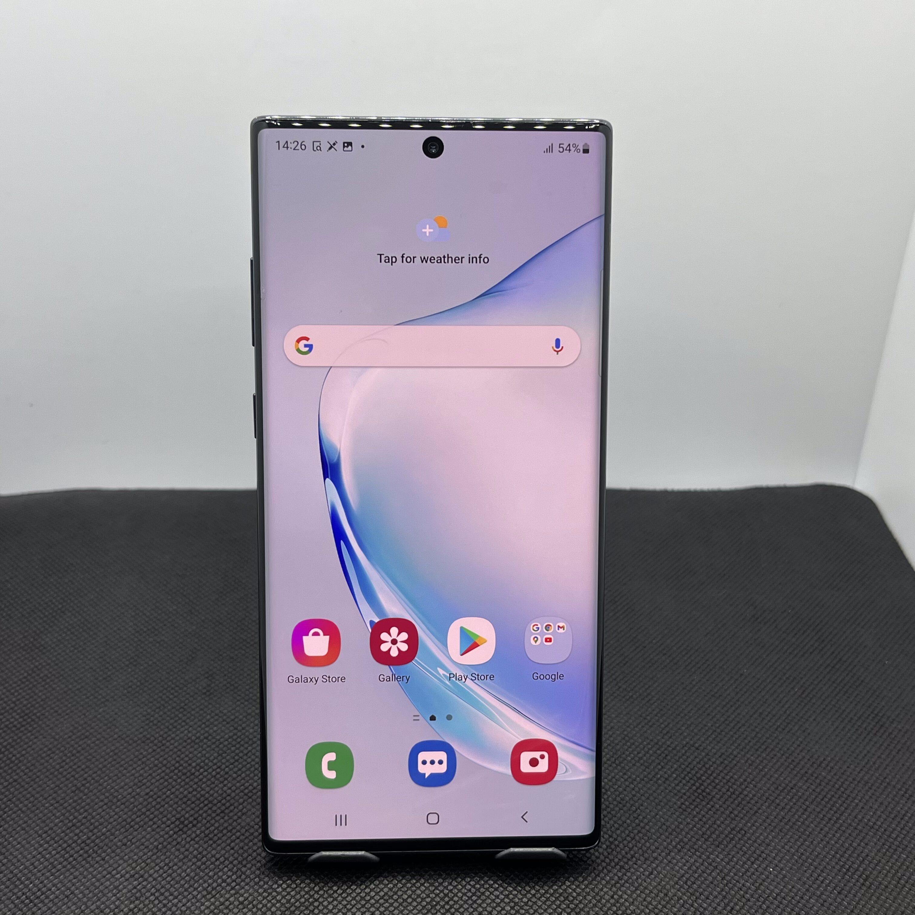 Samsung Galaxy Note 10 Plus 256GB Aura Black - Chipped Screen And