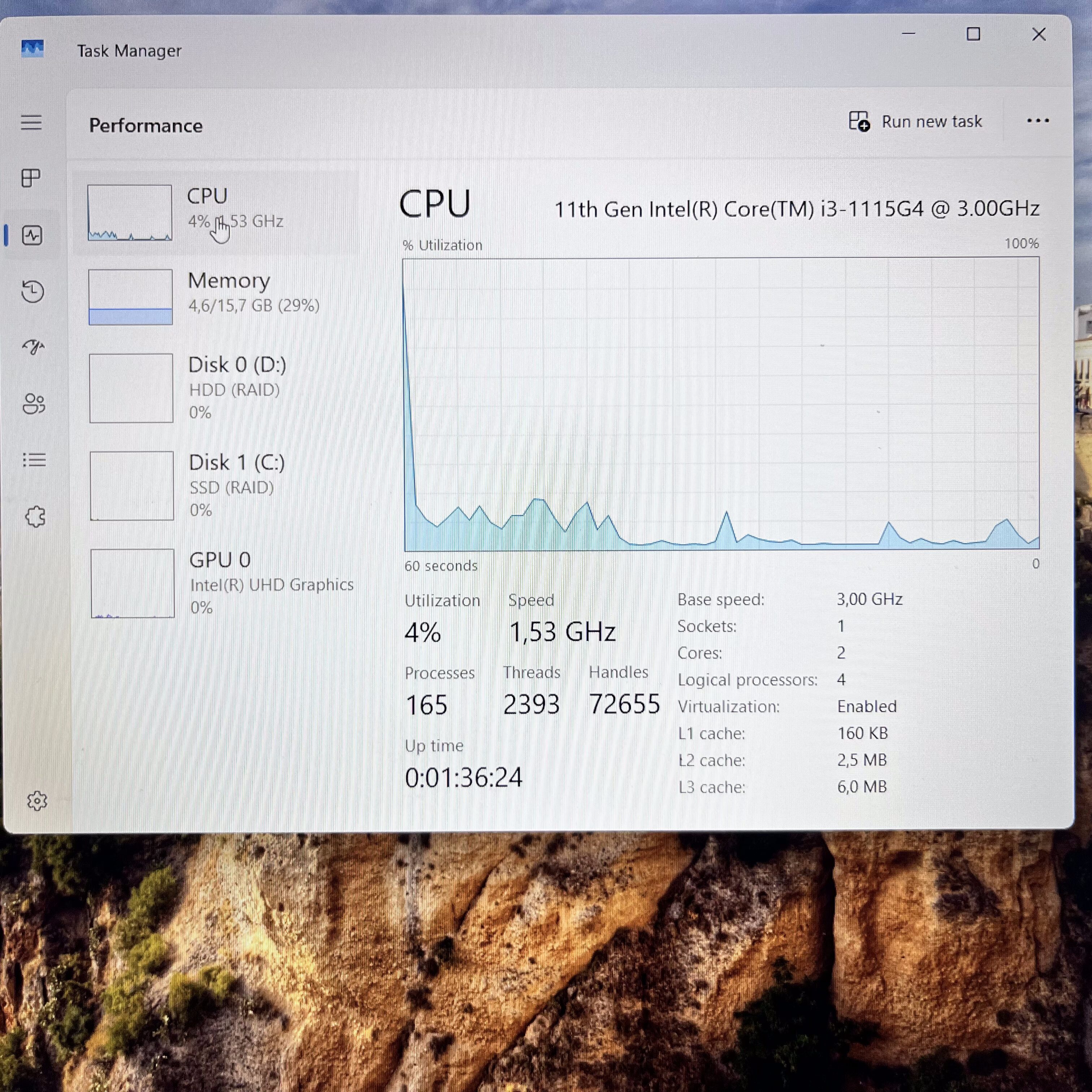 Dell Inspiron 15 3511 "Core i3" 16B RAM 256GB SSD + 1TB HDD Black - Bright Spots - Image 12