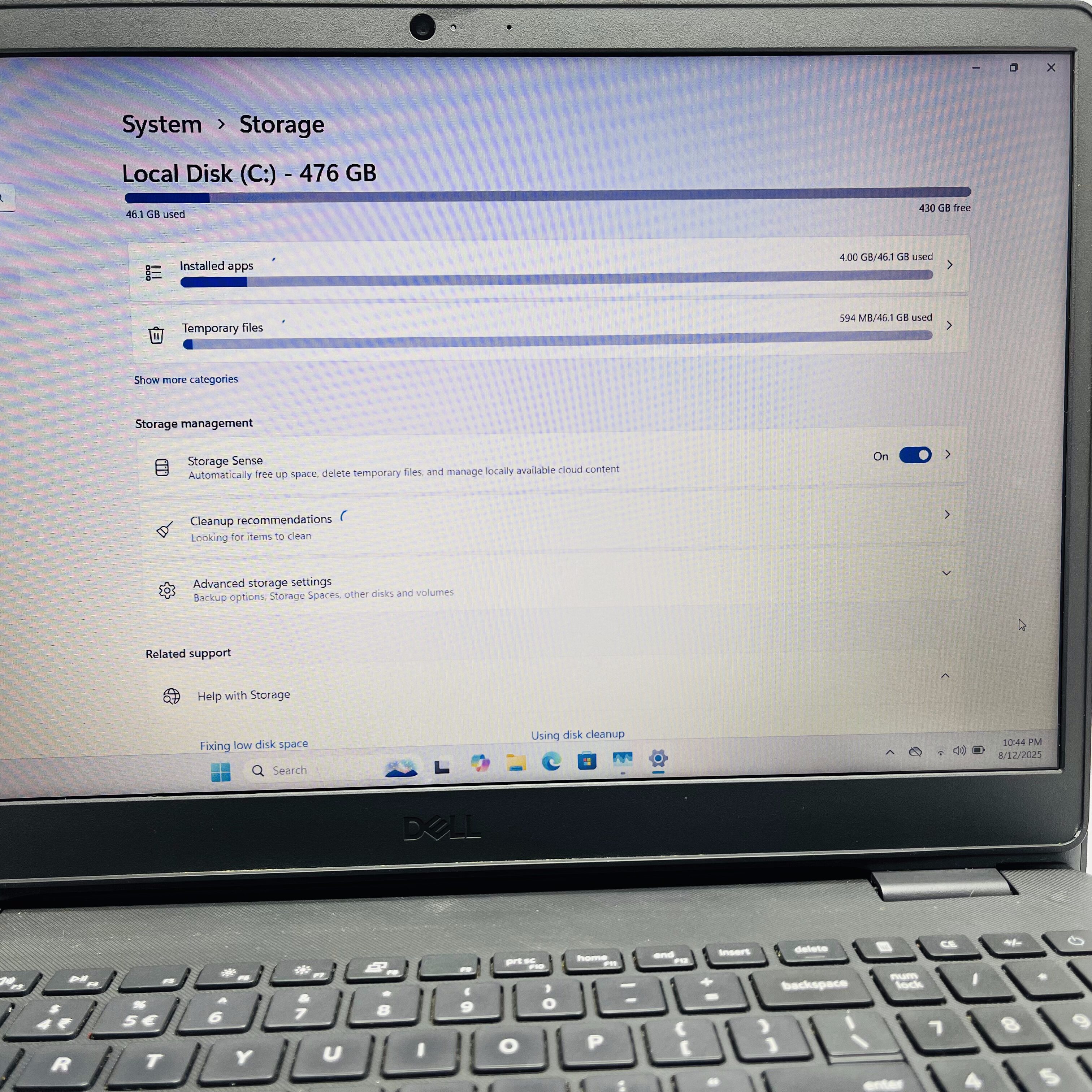 Dell Vostro 3591 10th Gen "Core i3" 2.10GHz 8GB RAM 500GB SSD (NVMe) Black - Minor Bright Spots - Image 18