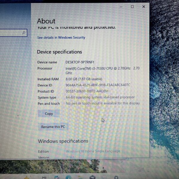 Acer Aspire N16C1 7th Gen "Core i3" 2.70GHz 8GB RAM 256GB SSD Black - No Webcam And Hinge Damage - Image 17