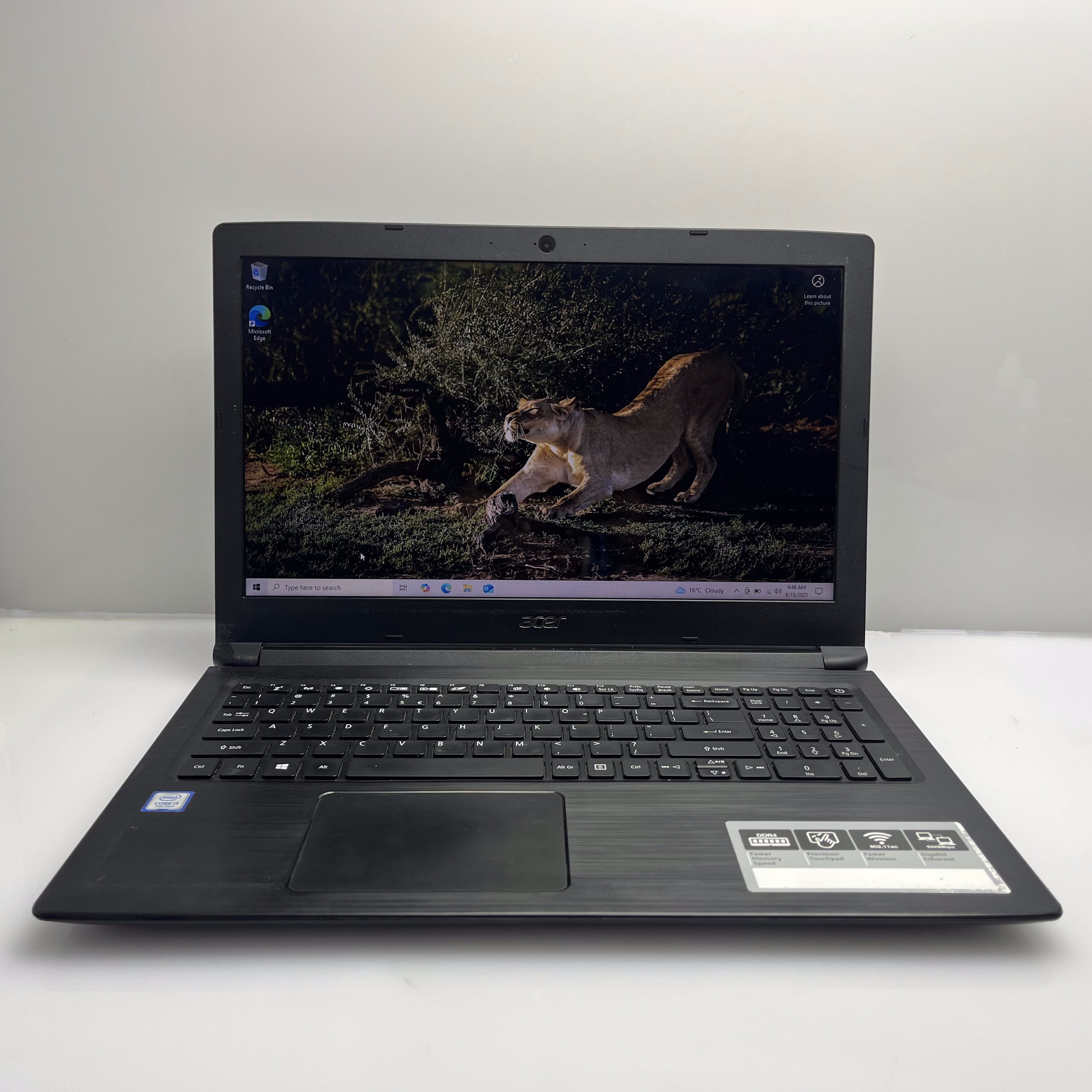 Acer Aspire 3 A315-53 7th Gen "Core i3" 2.40GHz 8GB RAM 512GB SSD Black - Damaged Casing And Hinge - Image 2