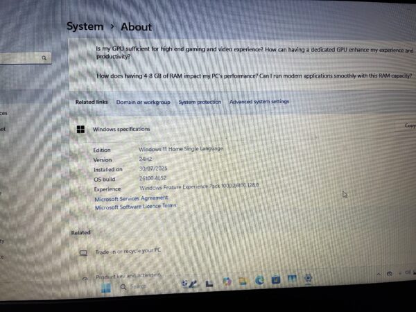 Lenovo IdeaPad 3 15ITL05 11th Gen 8GB RAM 512GB SSD NVMe Black - Bright Spots And Damaged Casing - Image 16