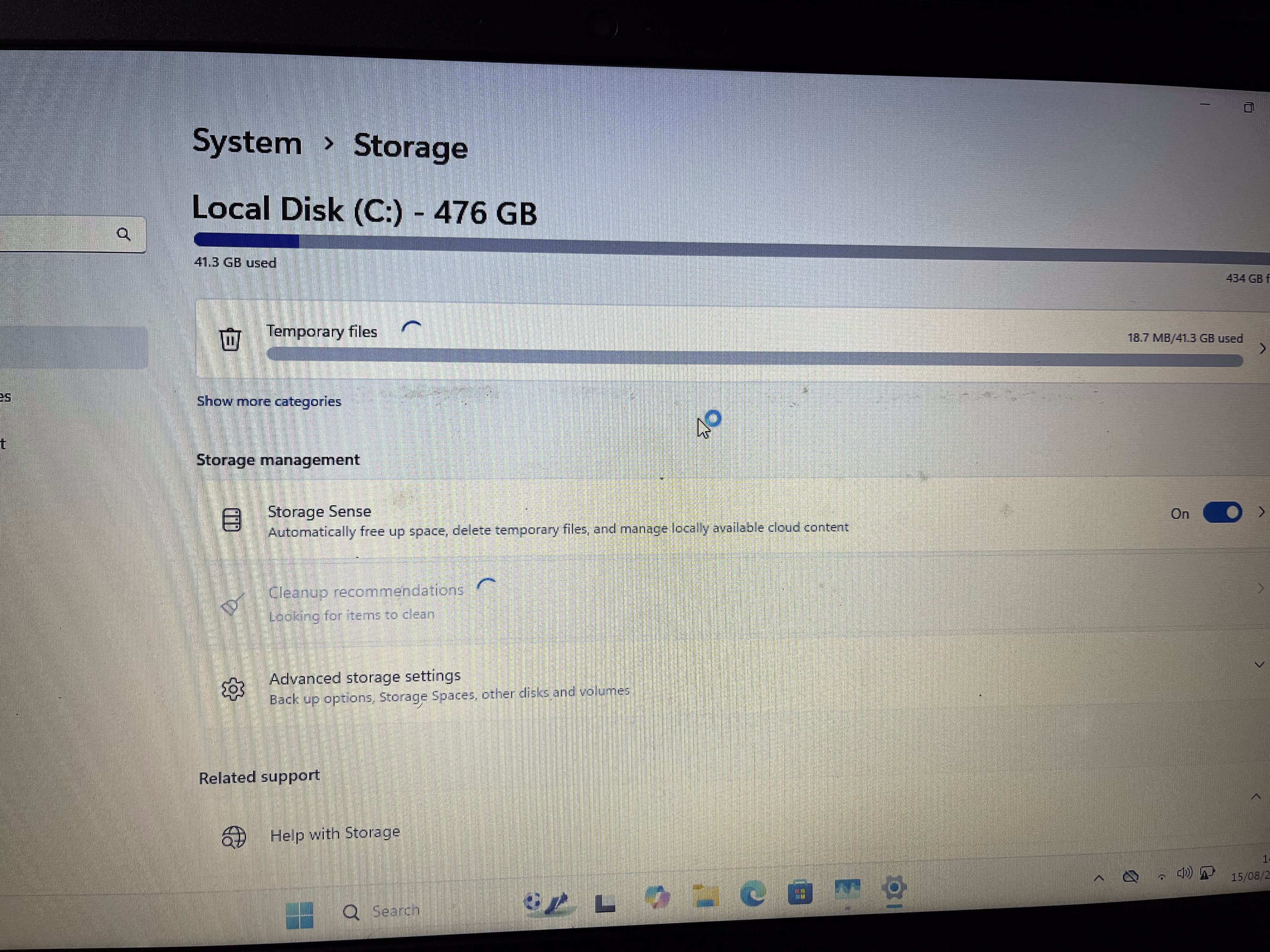 Lenovo IdeaPad 3 15ITL05 11th Gen 8GB RAM 512GB SSD NVMe Black - Bright Spots And Damaged Casing - Image 18