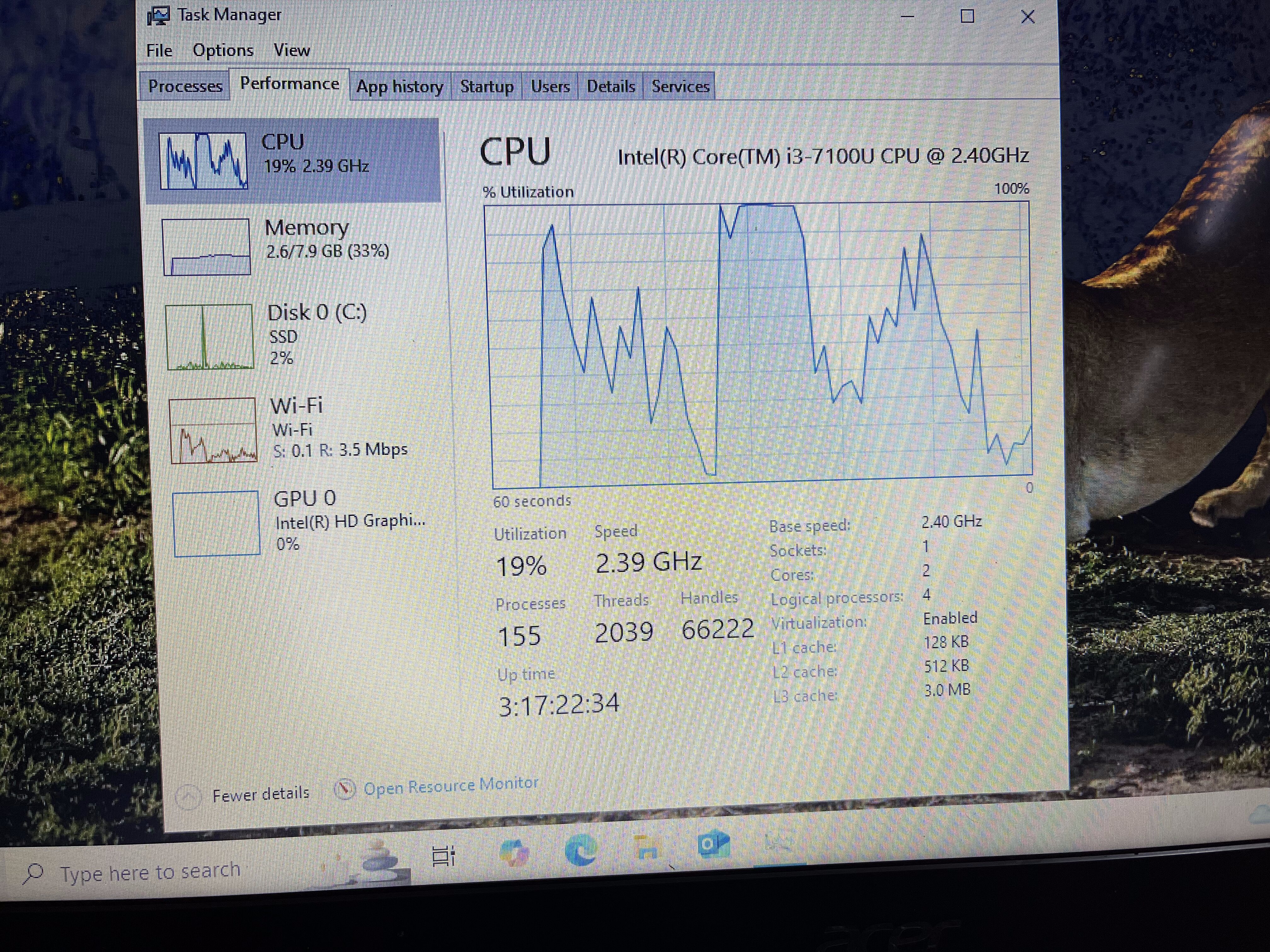 Acer Aspire 3 A315-53 7th Gen "Core i3" 2.40GHz 8GB RAM 512GB SSD Black - Damaged Casing And Hinge - Image 11
