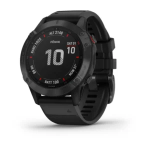 Garmin Fenix 6 Pro (Solar Edition) Black (B Grade) – With Gray Straps