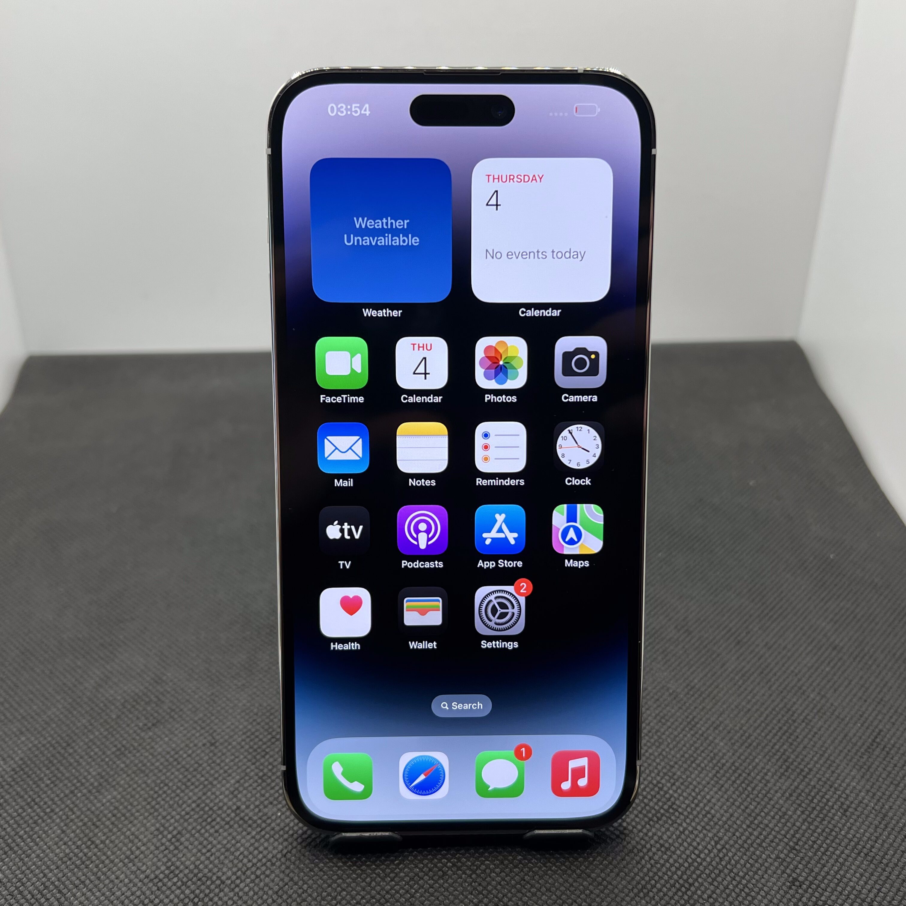 Apple iPhone 14 Pro Max 128GB Silver (12 Month Warranty) - No Face ID - Image 3