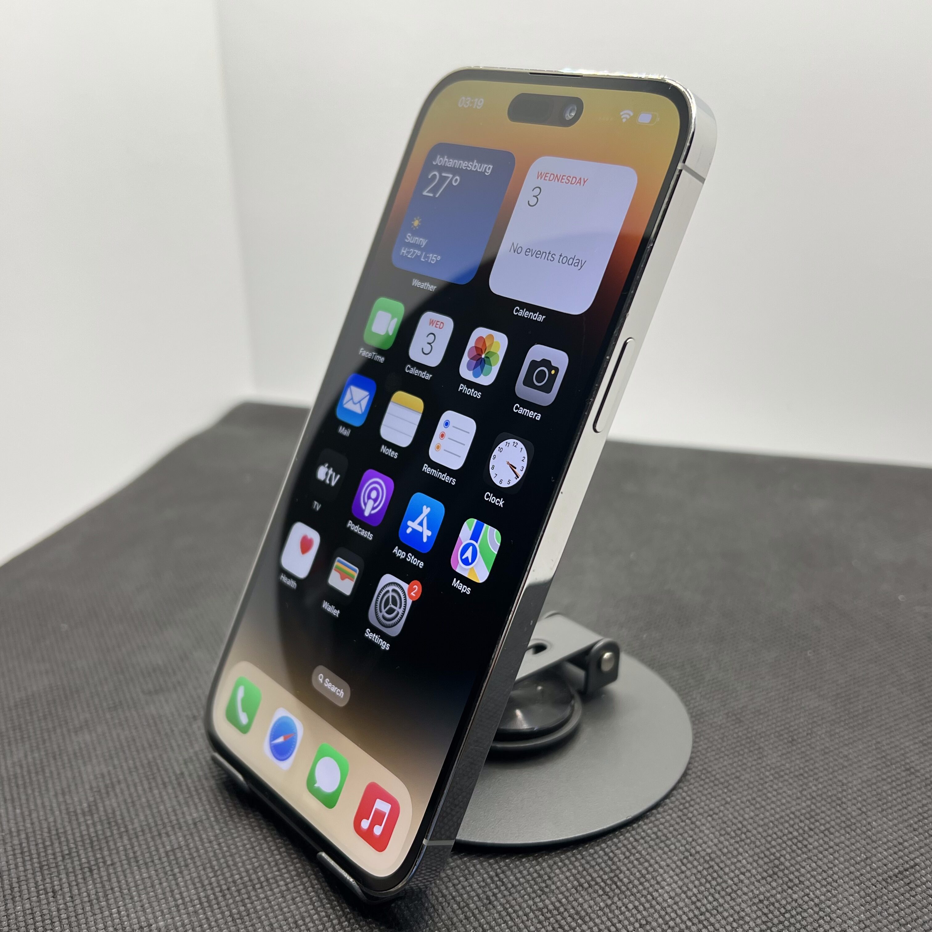Apple iPhone 14 Pro Max 128GB Silver (12 Month Warranty) - Image 4