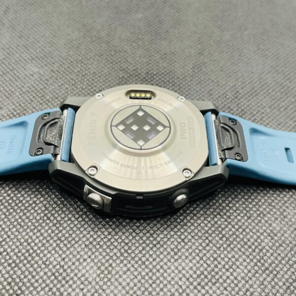 Garmin Fenix 7X Pro (Sapphire Solar Edition) Black (12 Month Warranty) - With Blue Straps - Image 6