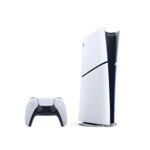 Playstation 5 Slim Physical Disk Edition 1TB White + 1 Controller + 2 Games + HDMI Cable + Power Cable (Grade B)