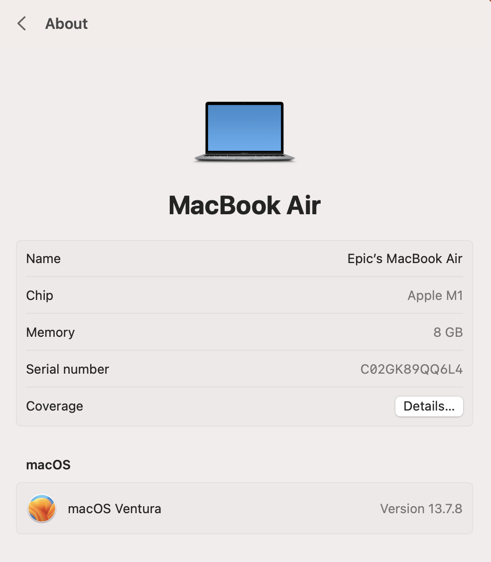 Apple MacBook Air “M1” 13-Inch 7 GPU/8 CPU (2020) 8GB RAM 256GB SSD Space Gray (12 Month Warranty) - Image 14