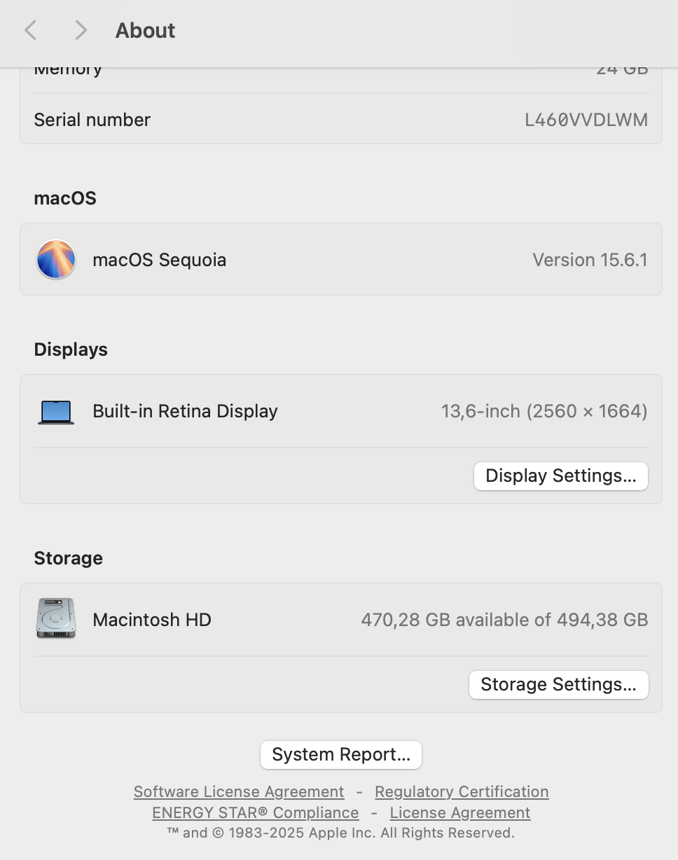 Apple MacBook Air 13-Inch “M4” 10 CPU/ 8 GPU (2025) 24GB RAM 512GB SSD Midnight (12 Month Warranty) - Image 15