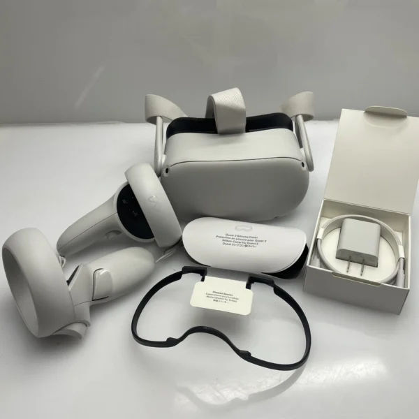 Meta Oculus Quest 2 VR Headset 256GB White + 2 Touch Controllers