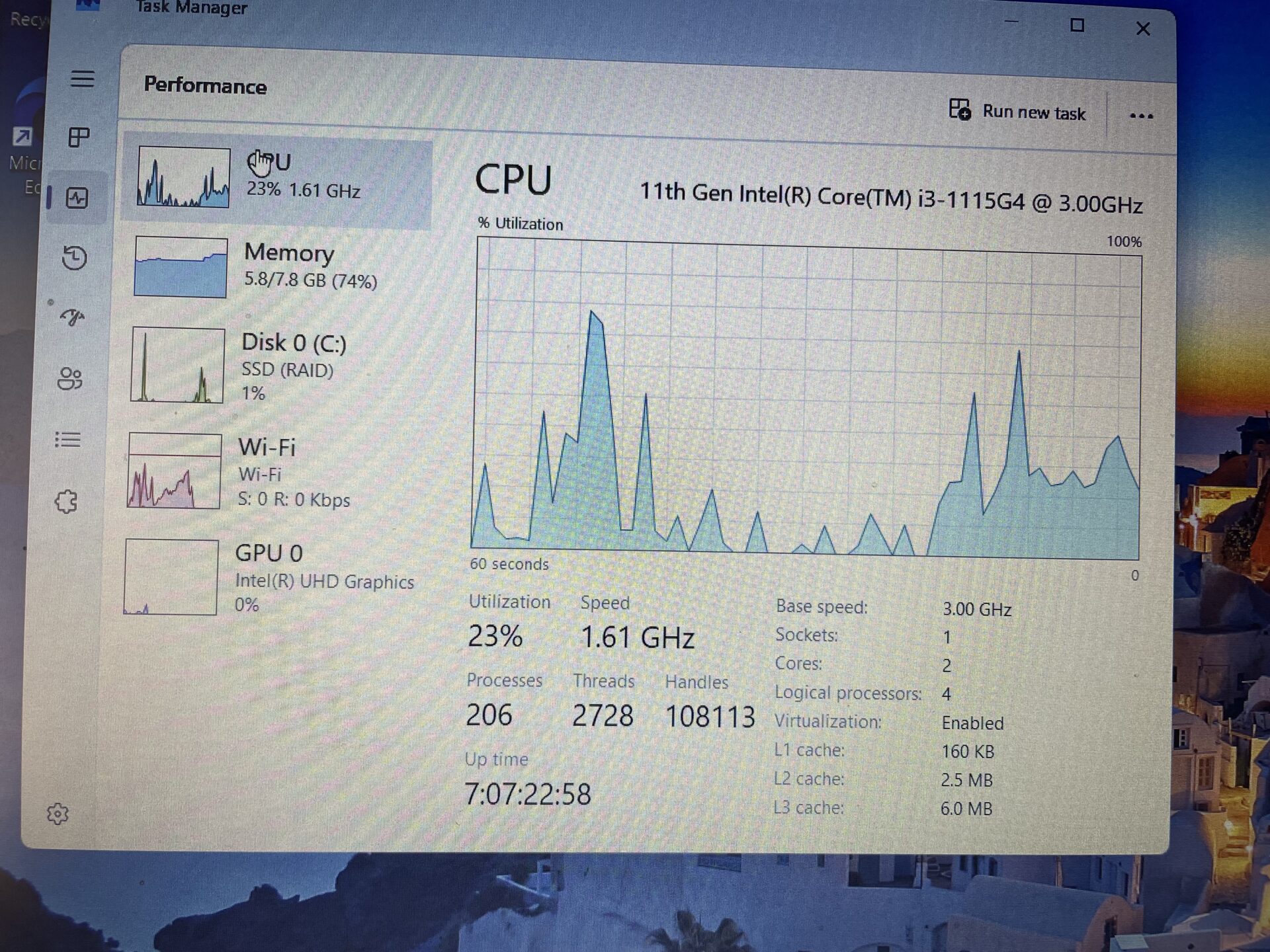 Acer Aspire 3 A315-53 11th Gen “Core i3” 3.00GHz 8GB RAM 500GB SSD Silver (Grade B) - Broken Camera Lens - Image 12