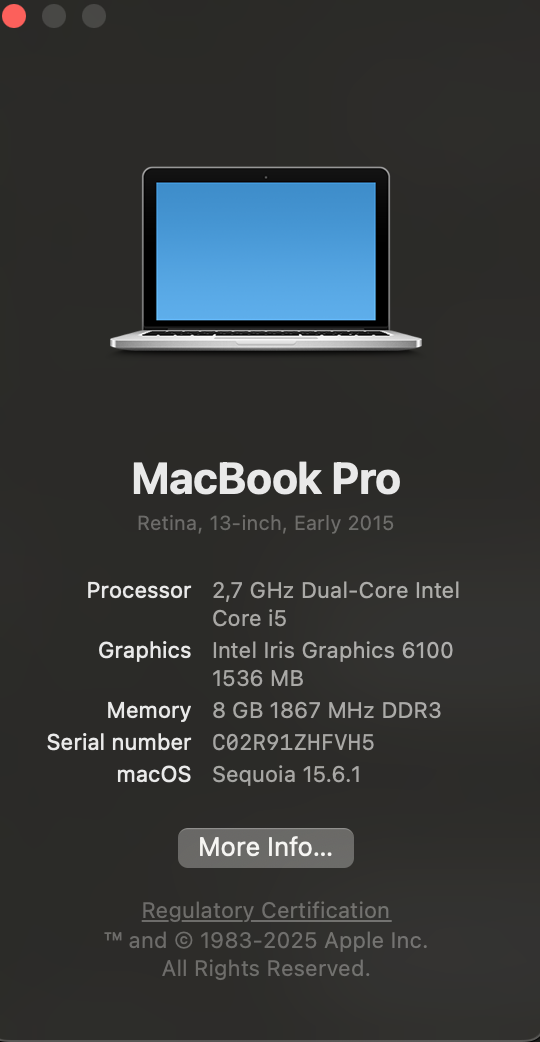 Apple MacBook Pro 13-Inch 