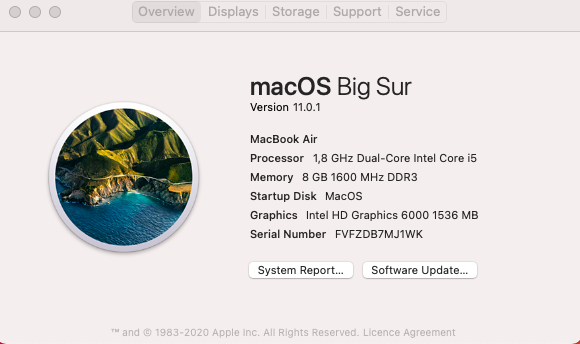 Apple MacBook Air 13-inch “Core i5” 1.7 GHz (Mid-2011) 8GB RAM 128GB SSD Silver - Minor Bright Spots - Image 11