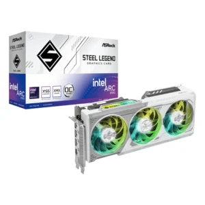 ASRock Intel Arc B580 Steel Legend OC 12GB GDDR6 192-BIT Graphics Card - Unboxed