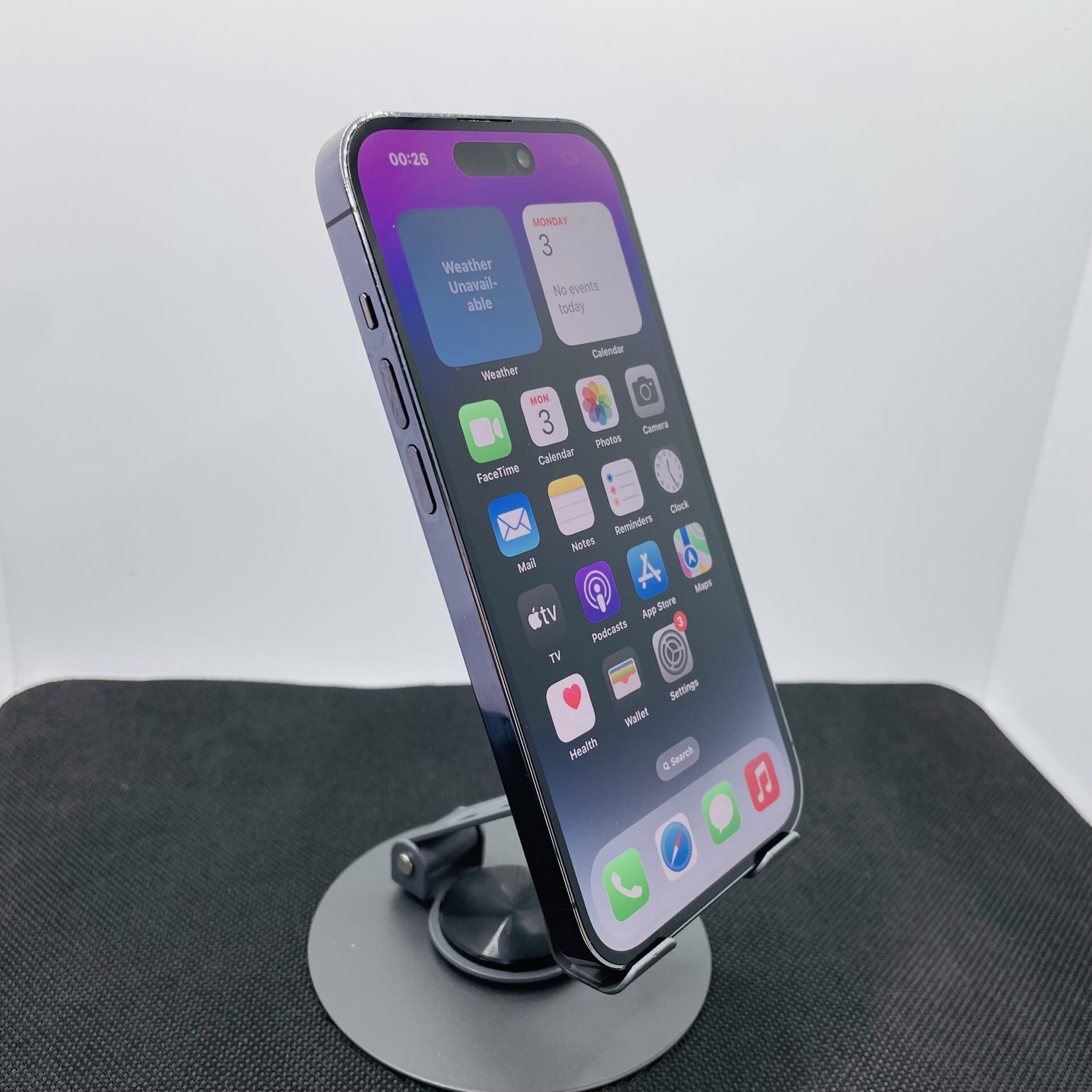 Apple iPhone 14 Pro 256GB Deep Purple (Grade B) – eSIM Only - Image 3