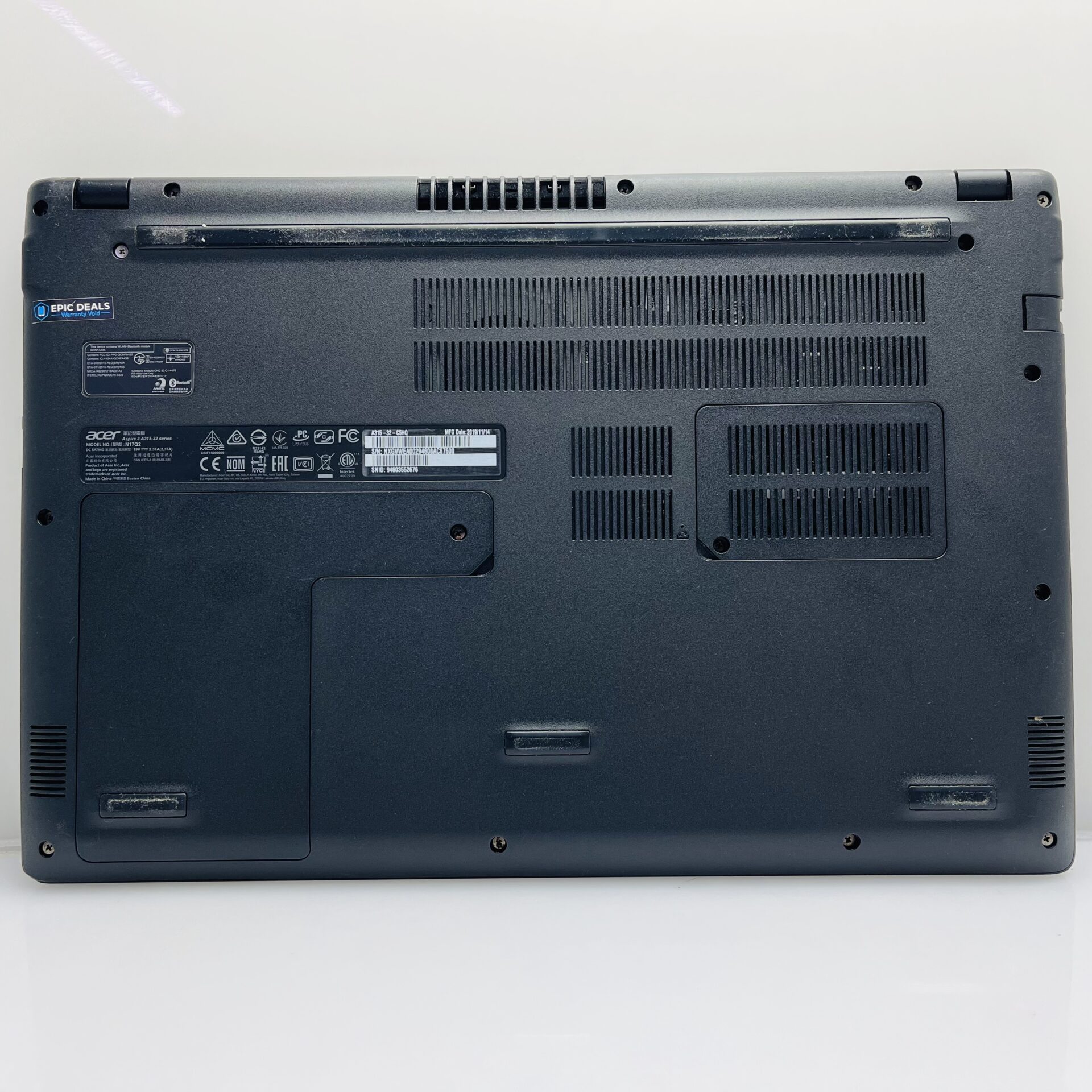 美品✨SSD256GB＆メモリ8GB✨Acer Aspire 3 A315-32 Acer Aspire 3 A315-32 “Celeron N4000” 1.10GHz 8GB RAM 256GB SSD