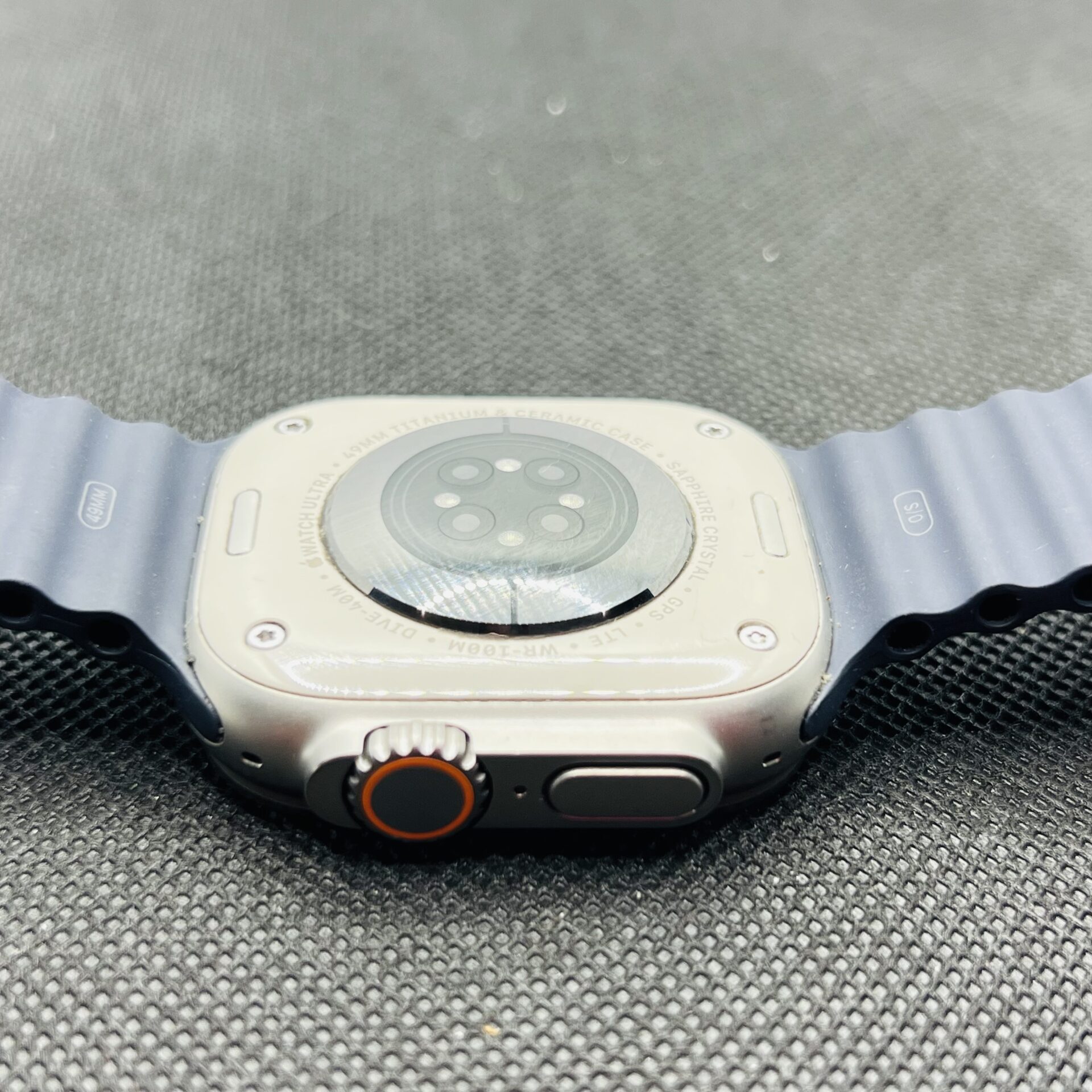 Apple Watch Ultra 2 49mm LTE Natural Titanium (Grade A) – With Blue Straps - Image 6