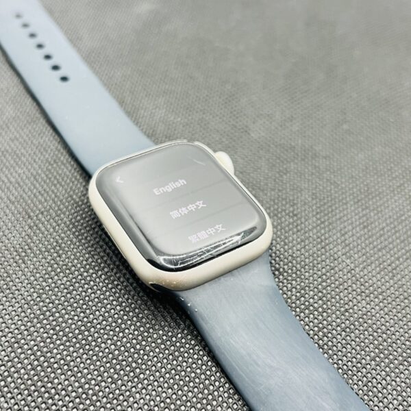Apple Watch Series 8 41mm GPS Only Silver (Grade B) – With Black Straps - Image 5