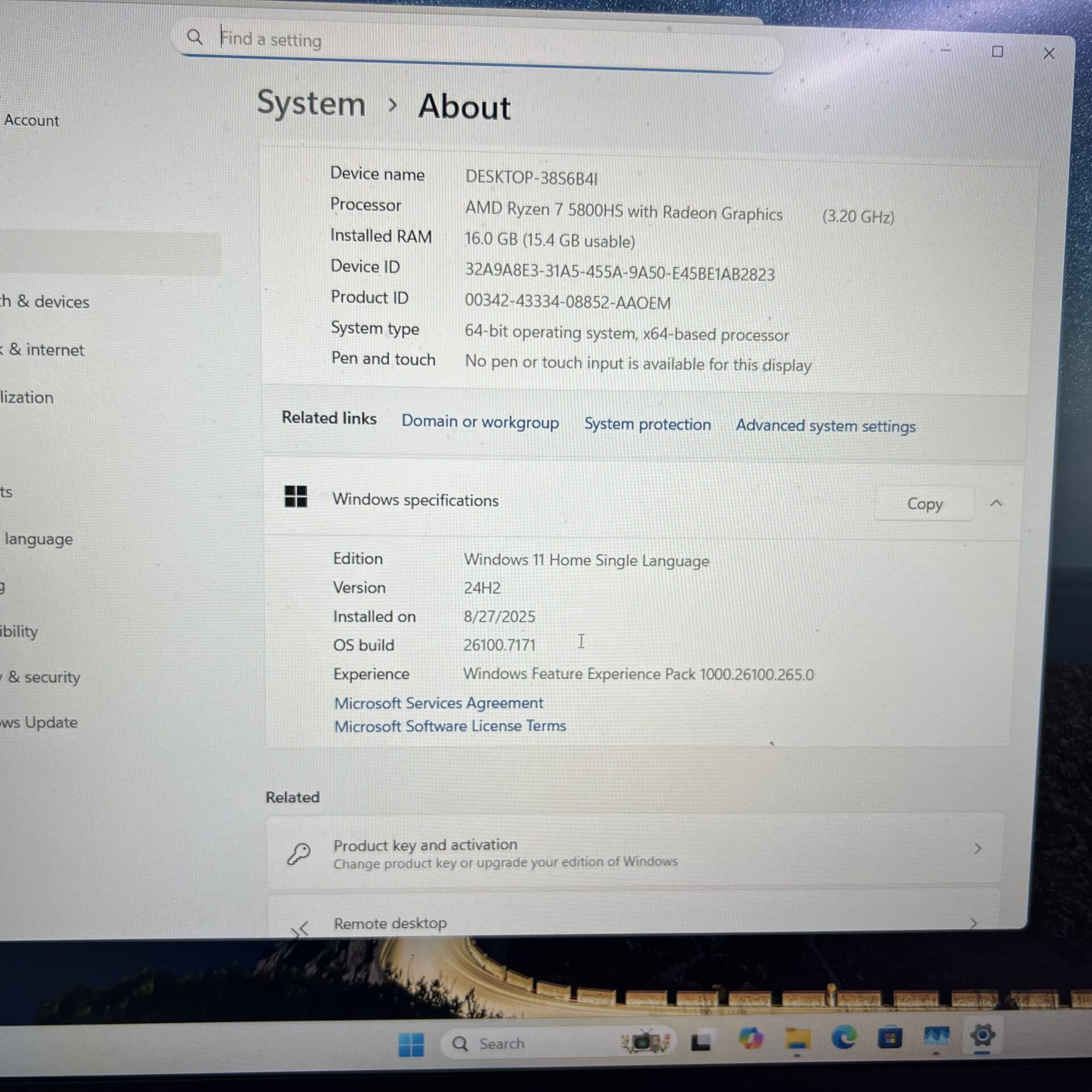Asus VivoBook M1603Q Ryzen 7 3.20GHz 16GB RAM 500GB SSD Silver - (Grade B) - Image 18