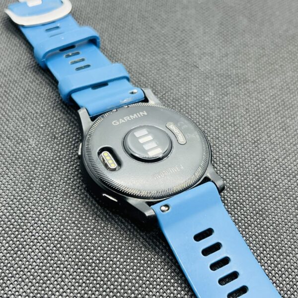 Garmin Vivoactive 4 Black (Condition: Good) - With Blue Straps - Image 7